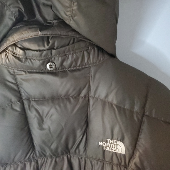 The North Face Puffer Jacket 700 Women Size XS Brown Goose down - Picture 6 of 8